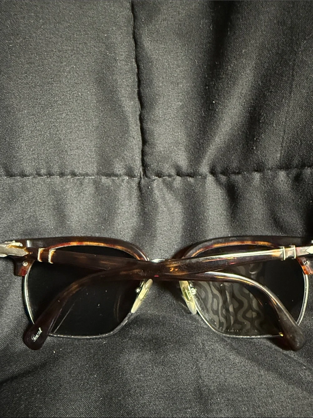 Persol Tortoiseshell Brown Sunglasses with Dark Lenses